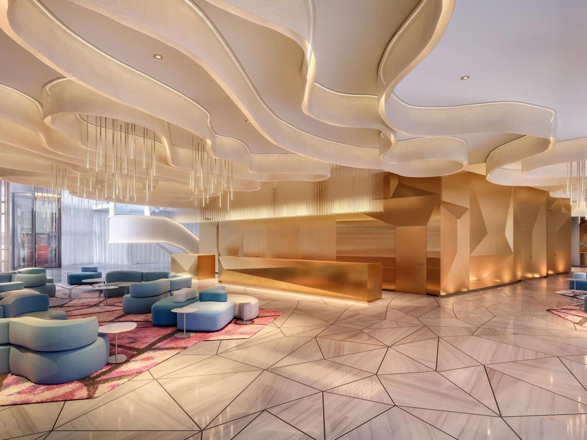Moevenpick Hotel & Apartments Ghala Маскат Екстериор снимка The lobby of the hotel