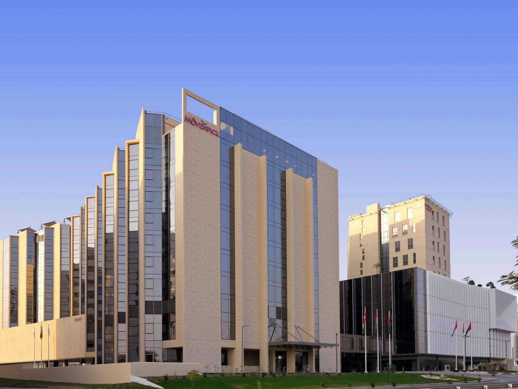 Moevenpick Hotel & Apartments Ghala Маскат Екстериор снимка The headquarters of the Arab Monetary Fund in Amman, Jordan